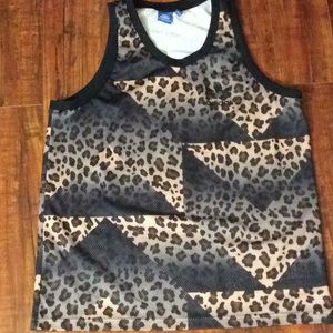 Adidas Tiger print tank top
